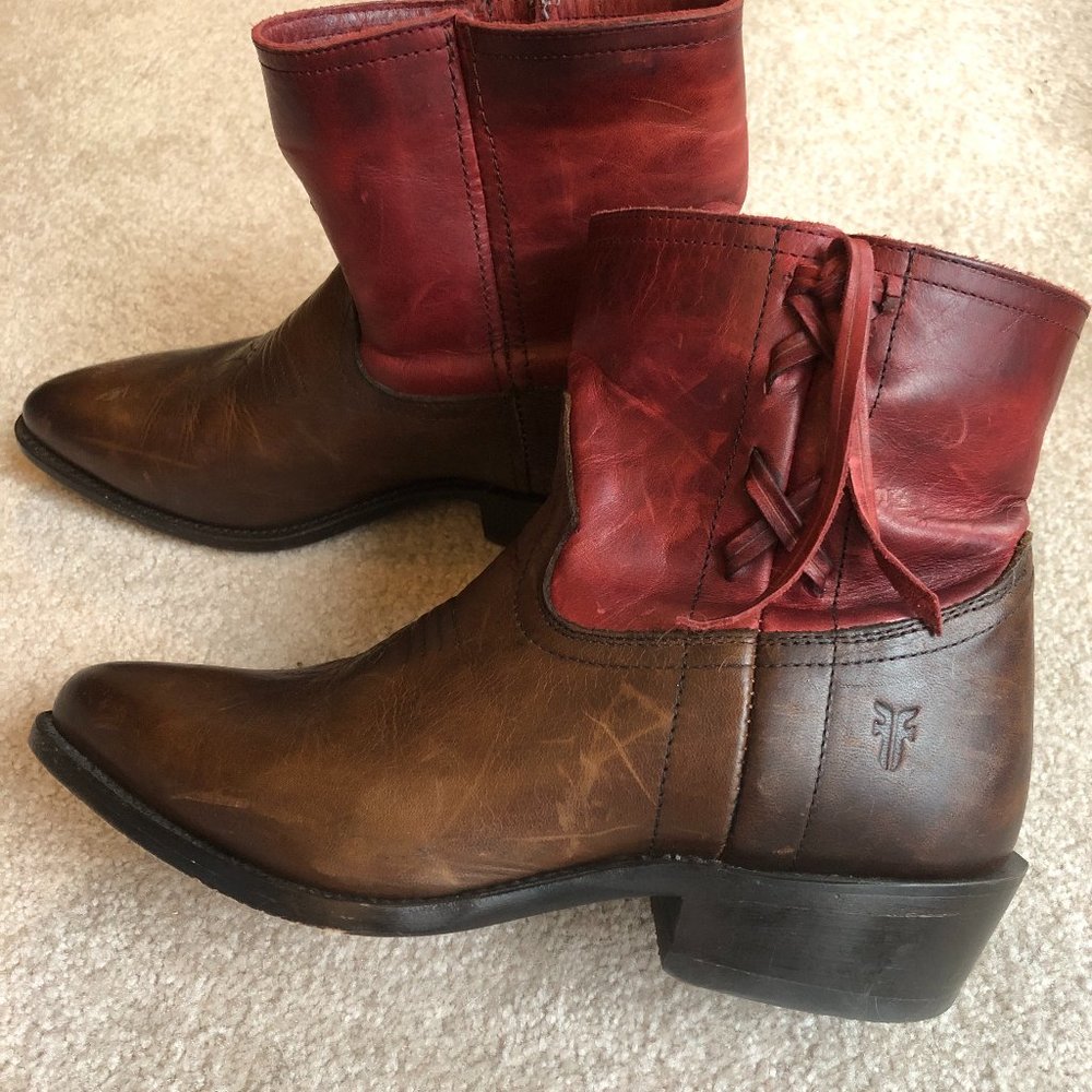 FRYE Billy Cross Cowgirl Boots